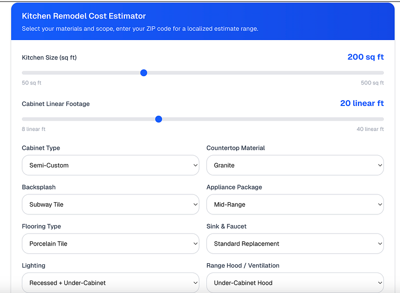 Construction Estimator