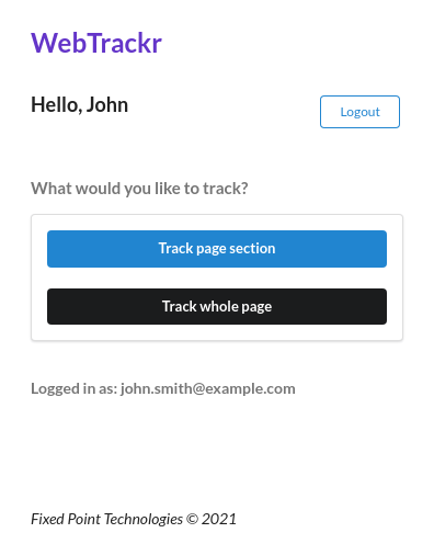 Webtrackr