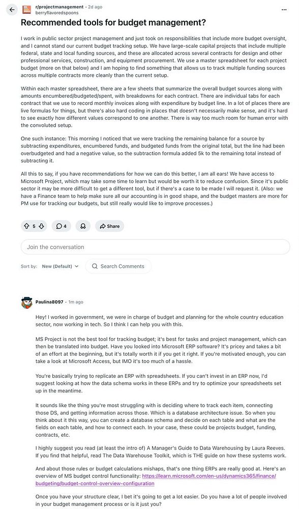 Screenshot of a Reddit thread with comments and user interface elements for commenting and voting.