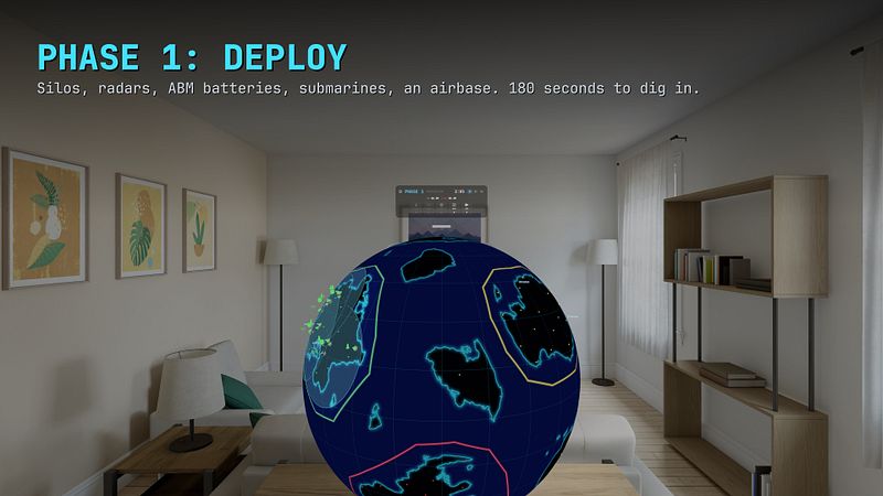 Screenshot of Nuclear Wars