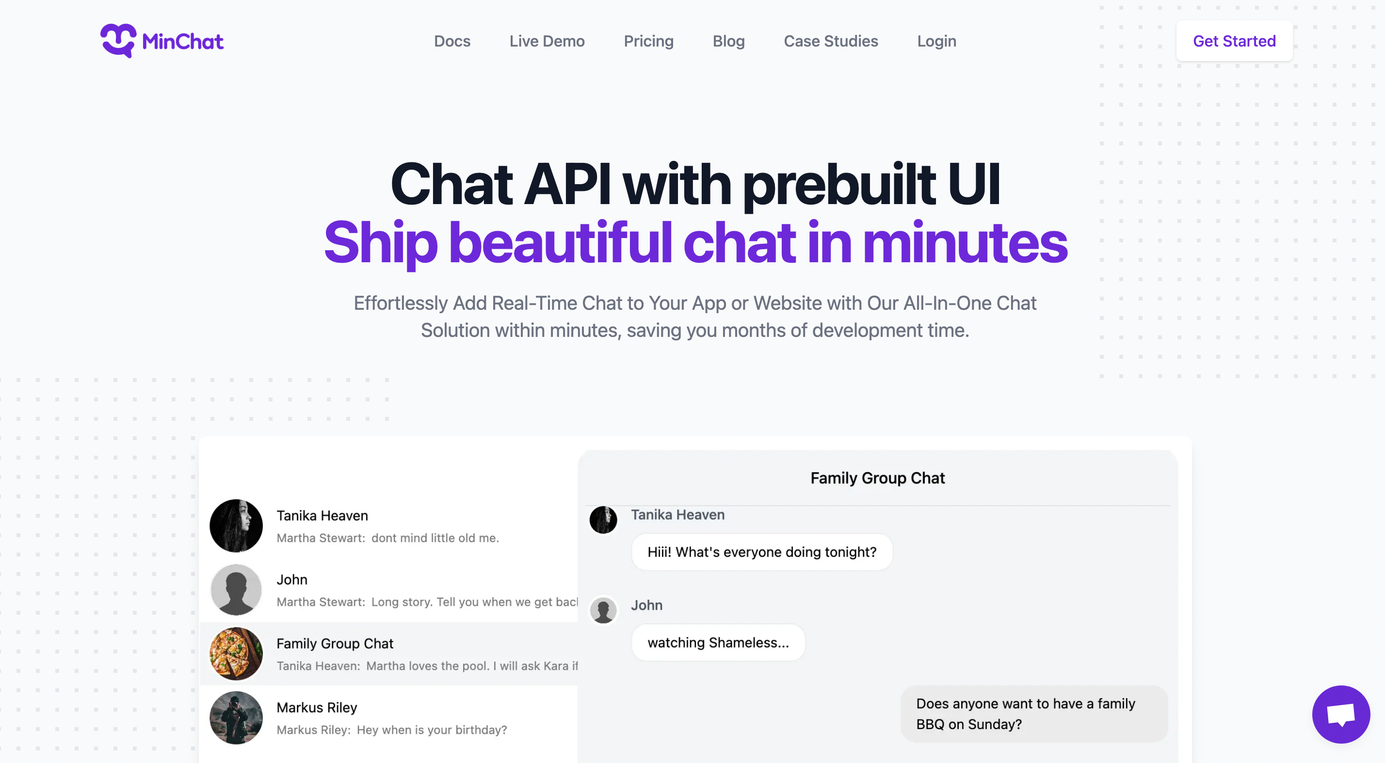 minchat.io logo