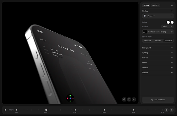 Close-up view of a black iPhone screen taken at an angle showing reflections and glass surface details.