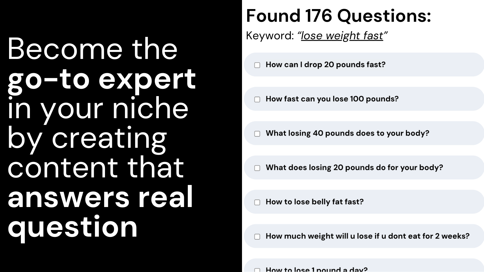 Openword: Create SEO content that answers real questions