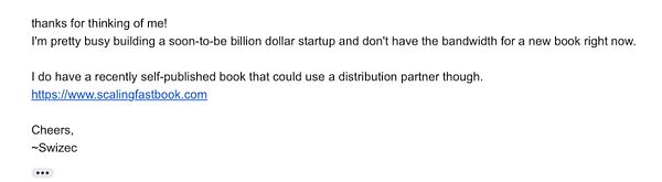 A stylized illustration of a person standing on a ladder working on an oversized book with a pen, set against a blue background with abstract shapes and clouds.