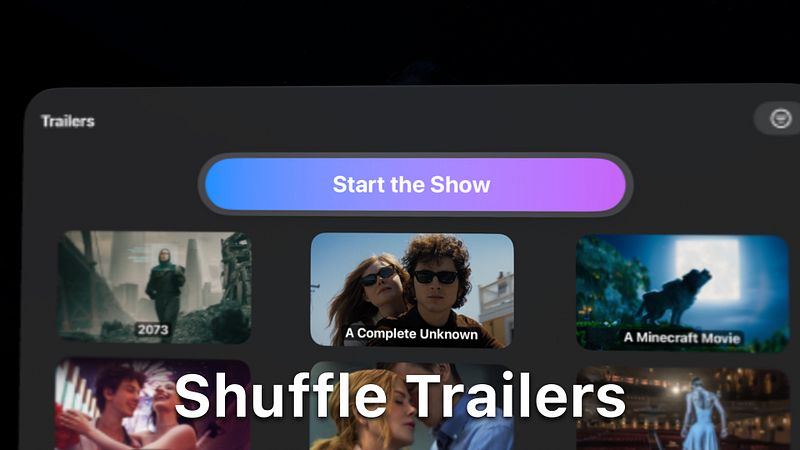 Screenshot of Preshow Theater