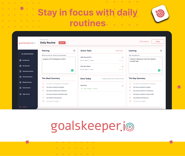 goalskeeper.io