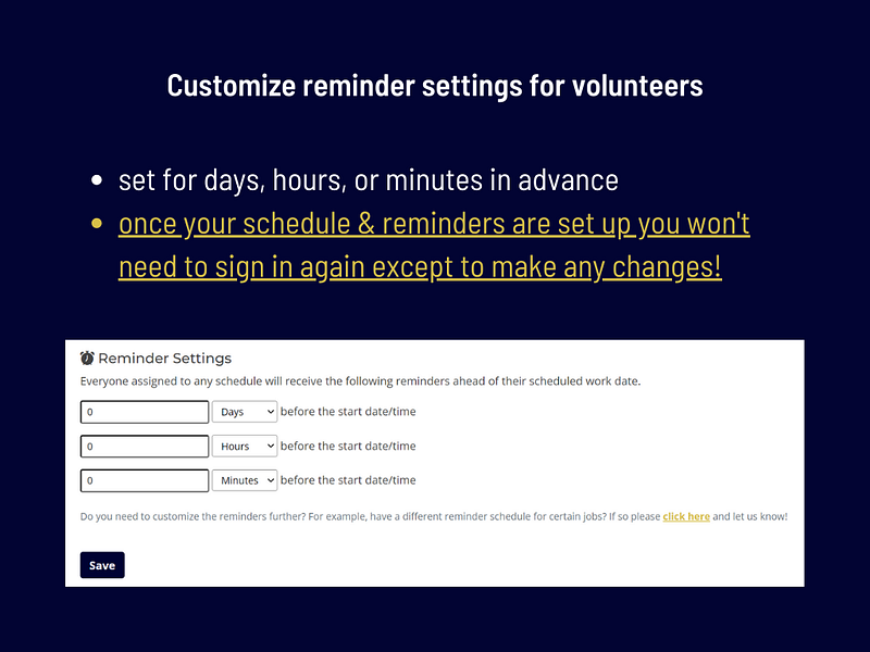 VolunteerReminder