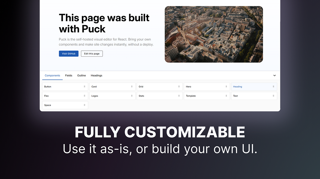 Puck: Open-source visual editor for React | BetaList
