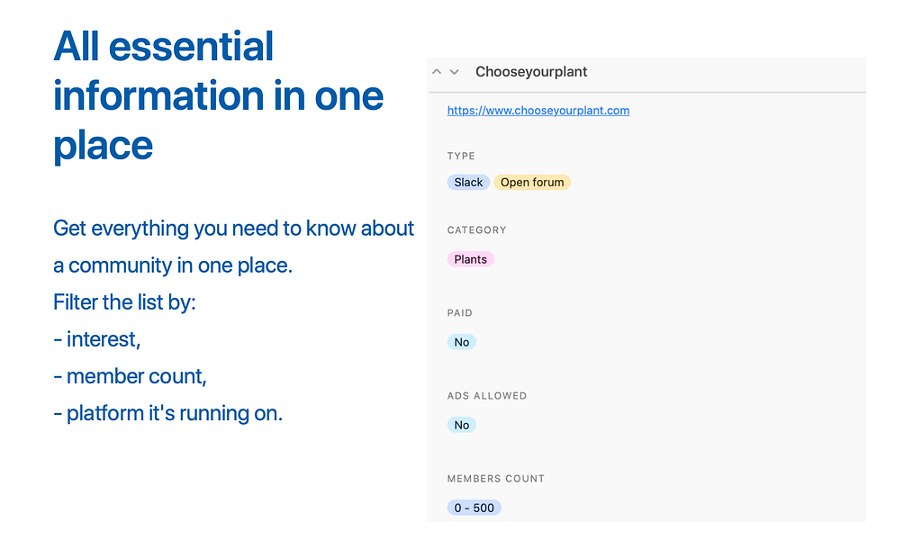 Community Finder