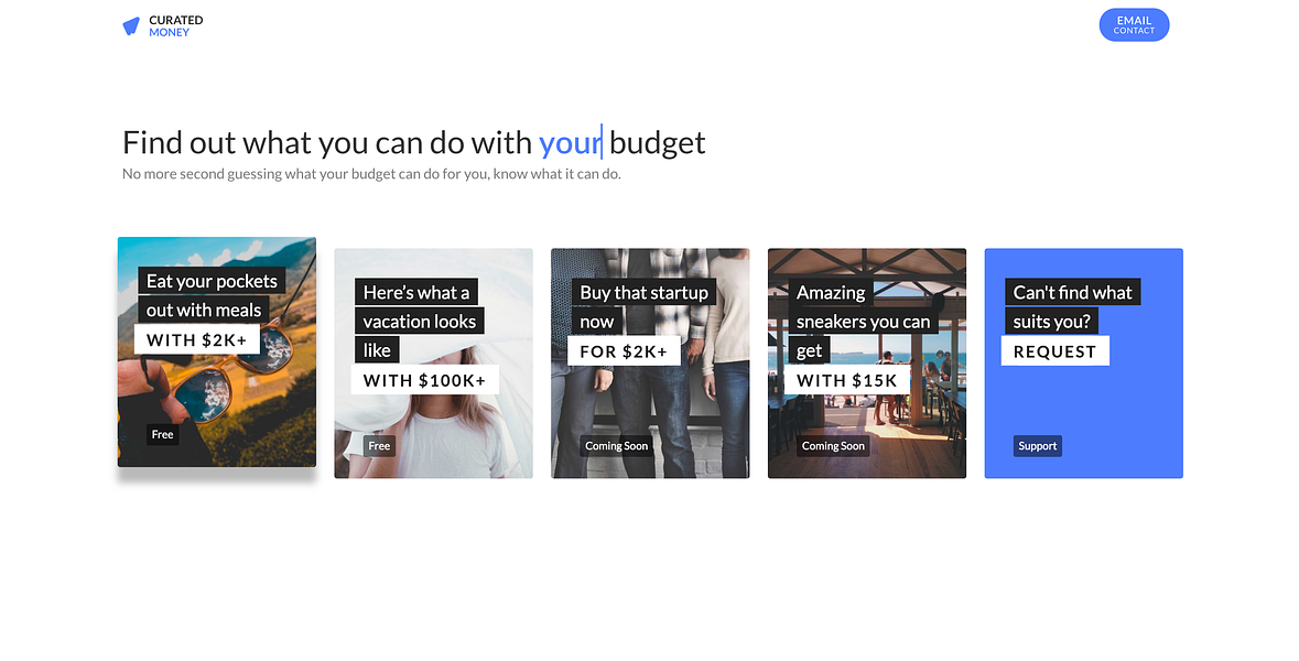 Curated Money