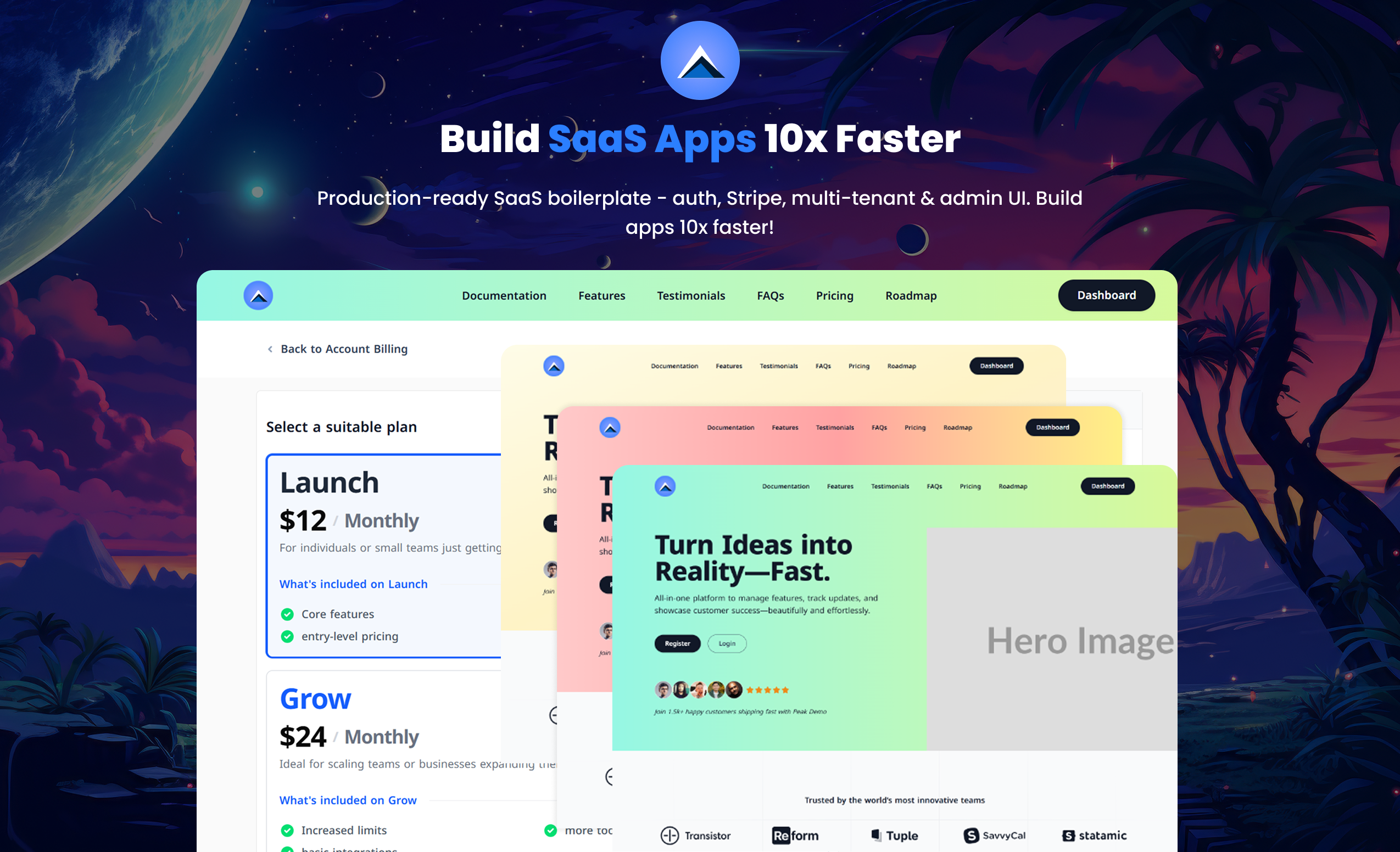SleekSaaS: Everything you need to launch your SaaS idea in