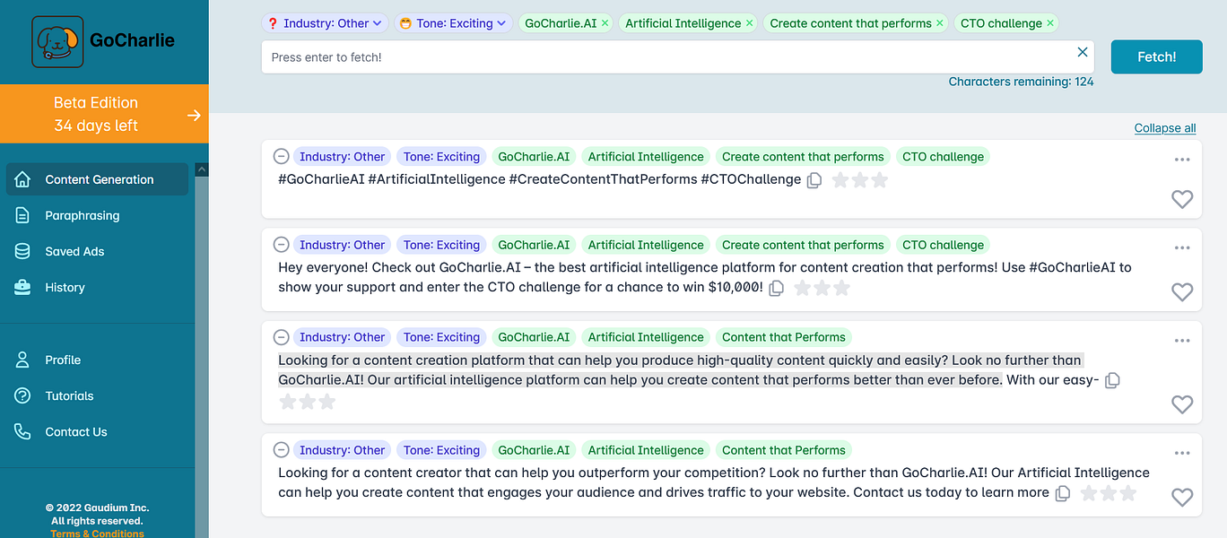GoCharlie.AI
