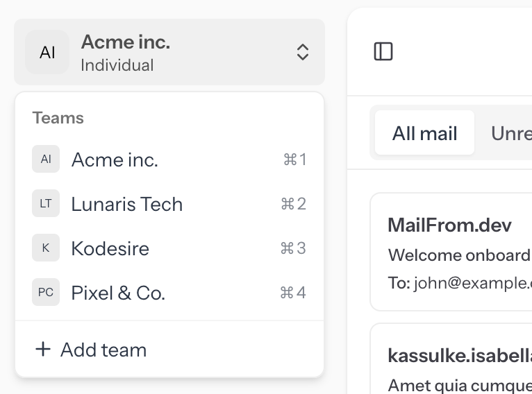 MailFrom.dev