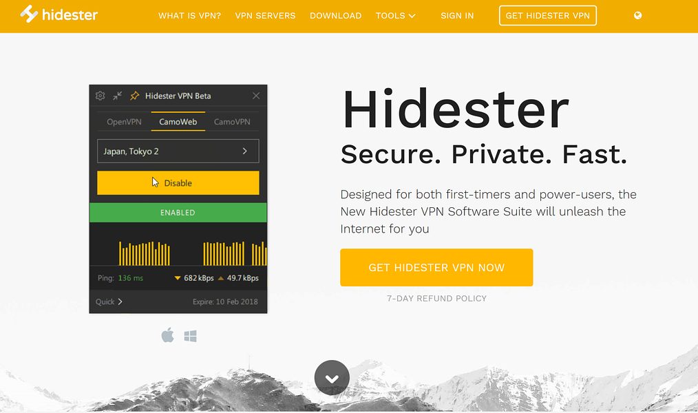 HidesterVPN
