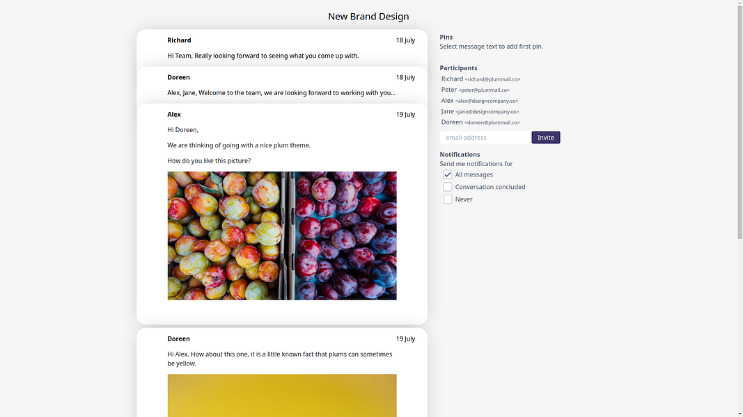Plum mail