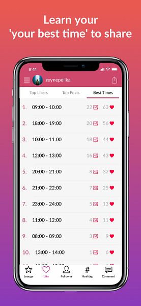 Liker Analyzer for Instagram