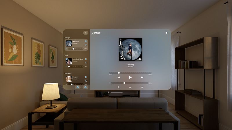 Screenshot of Clic for Sonos