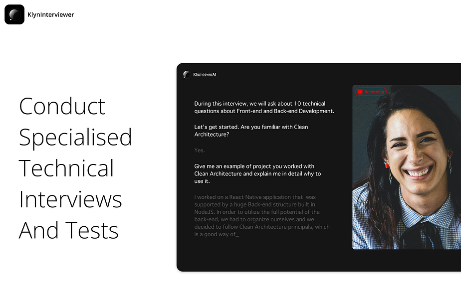 Klyn Interviewer AI