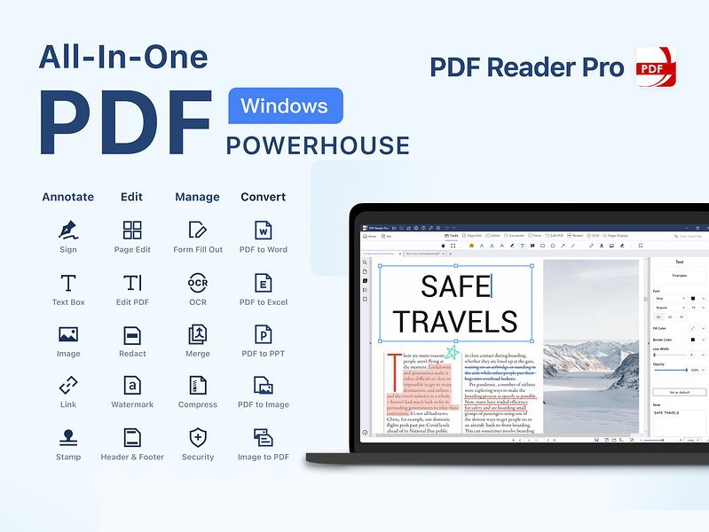 PDF Reader Pro for Windows Powerful PDF Reader & Editor BetaList