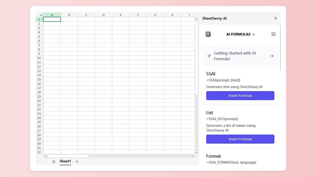 SheetSavvy AI