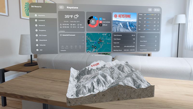 Screenshot of Ski Slopes Maps NEU