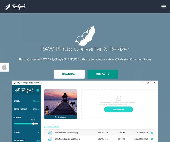 Tealpod Image Resizer & Watermarking