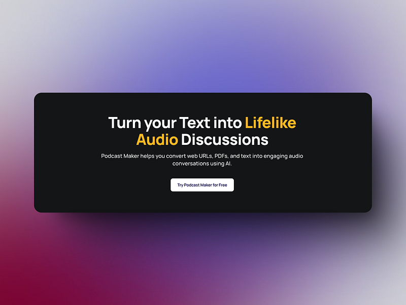 Podcast Maker