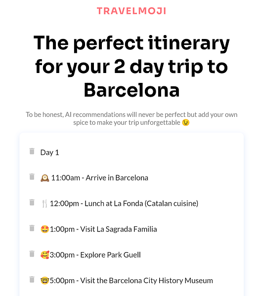 Travelmoji
