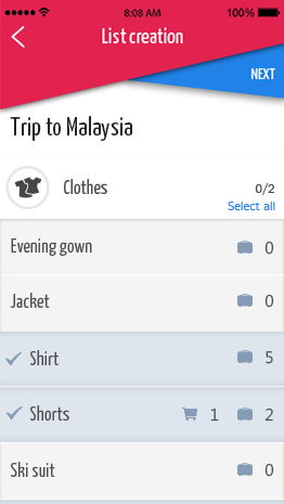 uPackingList