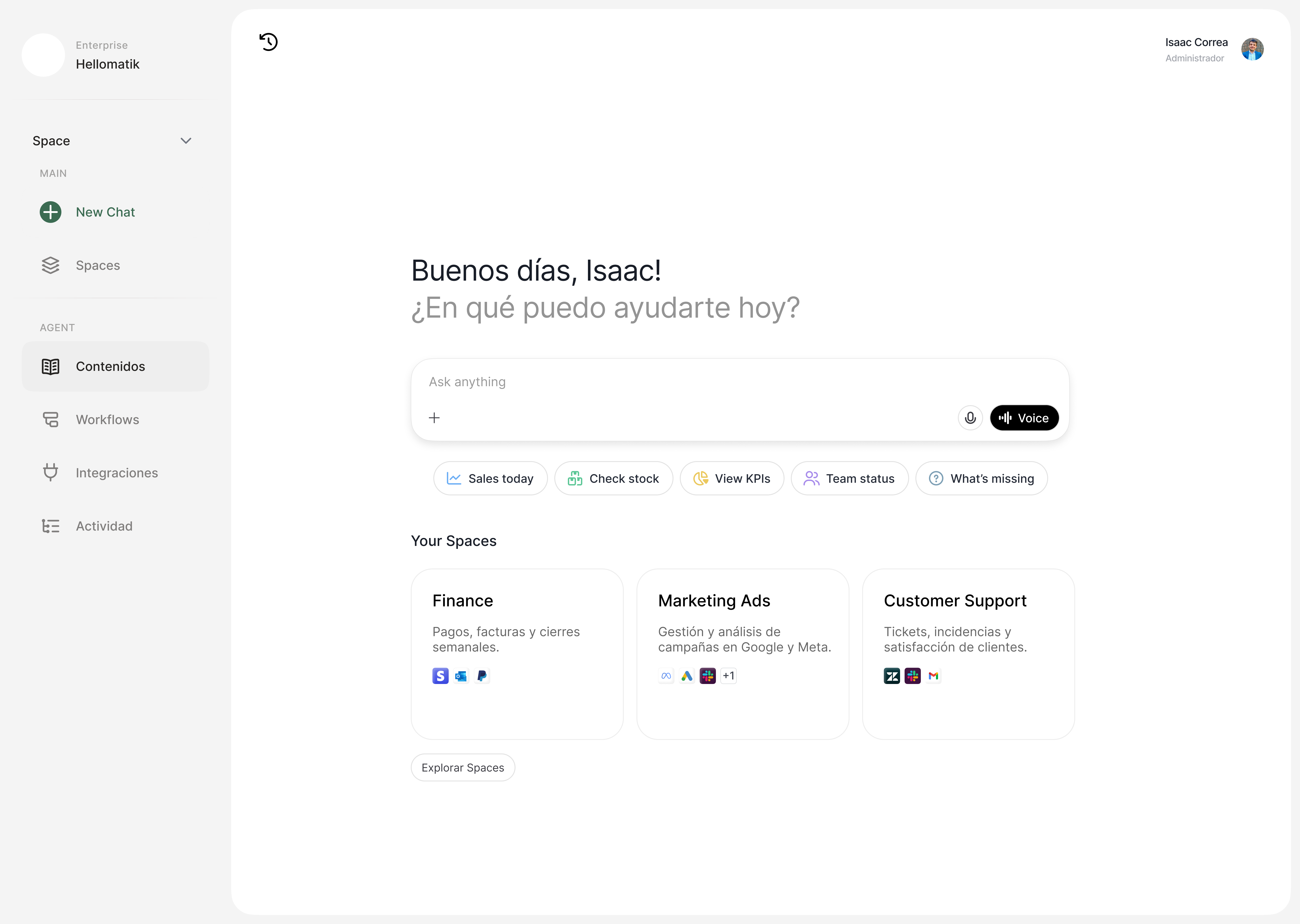 Hellomatik: Turns company knowledge into workflows that act | BetaList