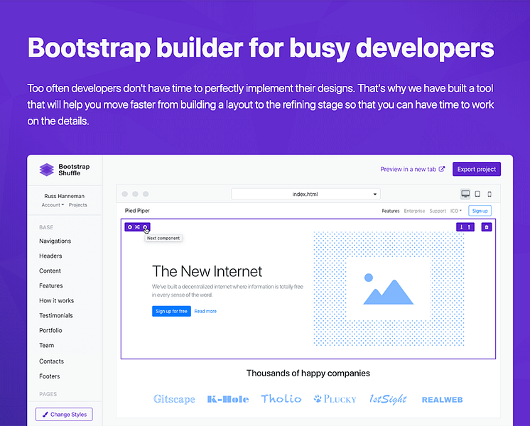 Bootstrap Shuffle
