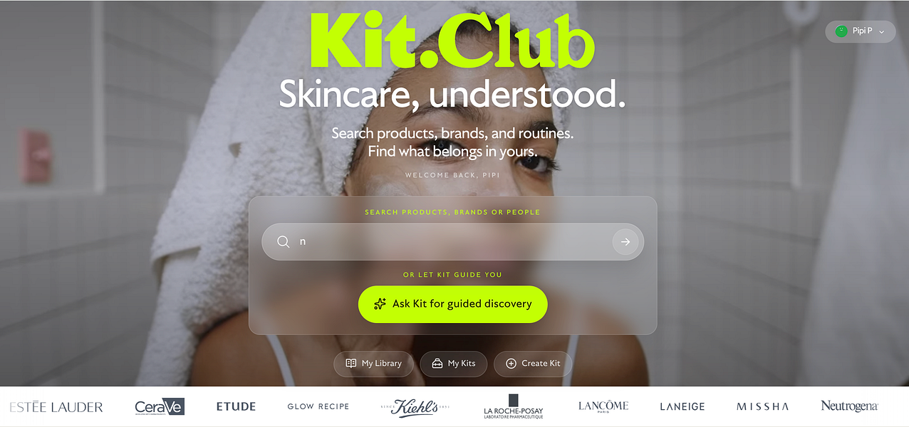 Kit.Club – Skincare platform using structured data, AI, and community guidance visual 3