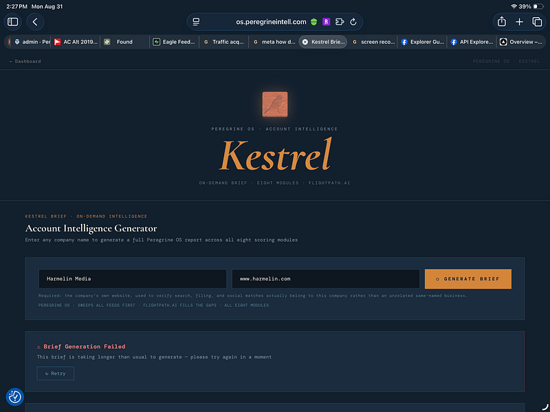 Peregrine OS
