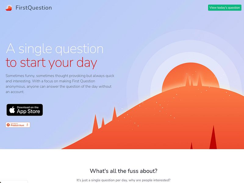 FirstQuestion