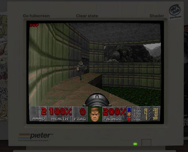 Screenshot of DOOM Eternal's multiplayer lobby interface showing player lists and match settings.