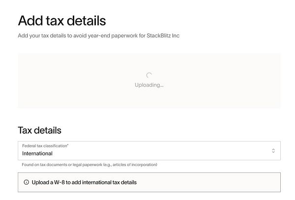 Screenshot of a W8BEN-E form page on the IRS website with a form partially filled out.
