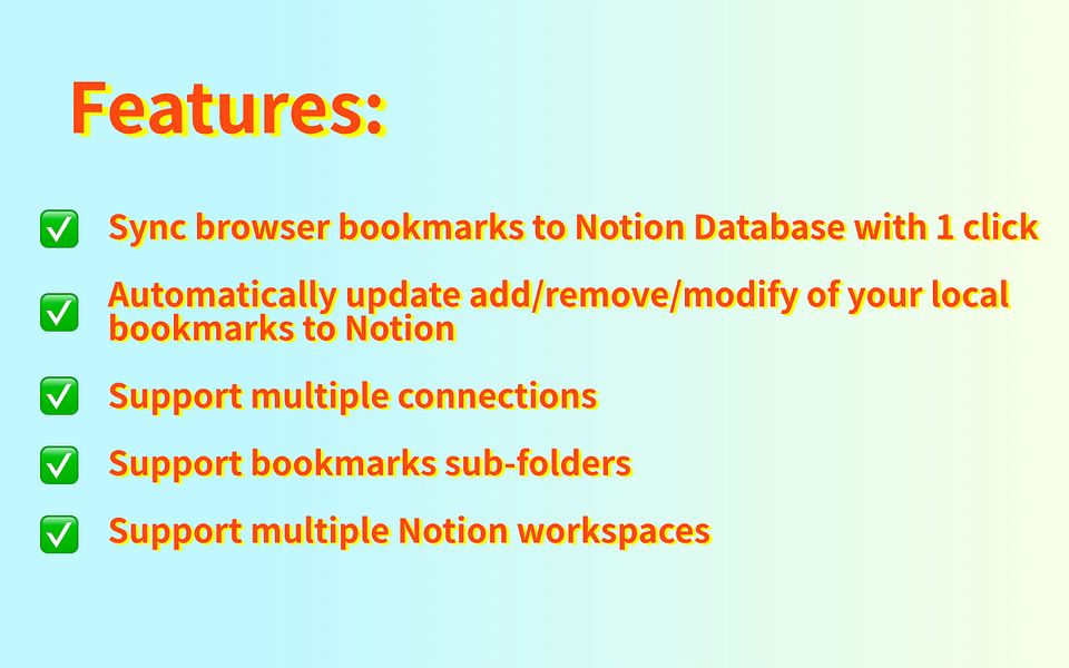 Bookmarks to Notion