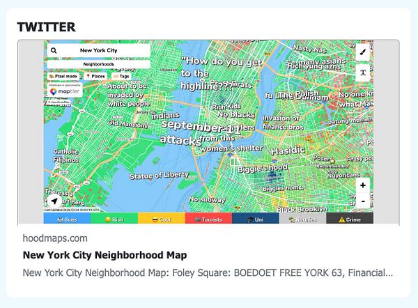 A collage of six images featuring diverse individuals and a map illustration, related to Hoodmaps.
