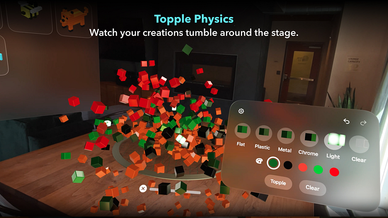 Screenshot of Cubes - Create 3D Designs