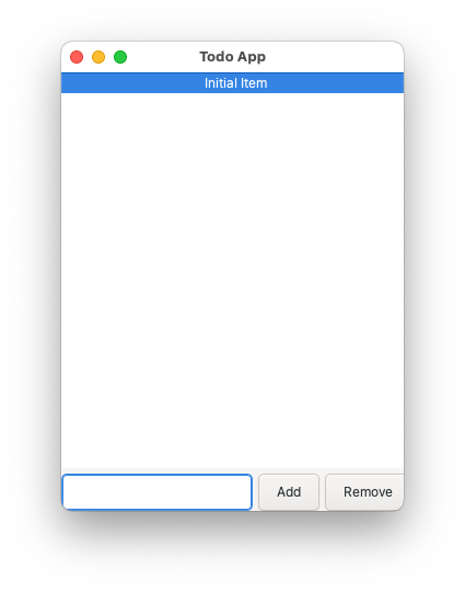 A simple GTK+3 Todo application interface.