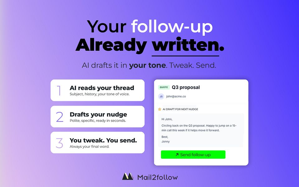 Mail2Follow
