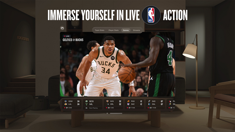 Screenshot of NBA League Pass