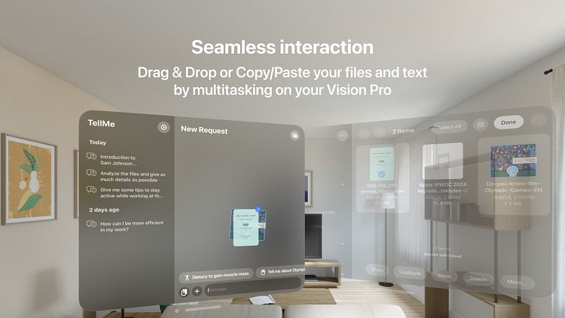 Screenshot of TellMe - The simple AI