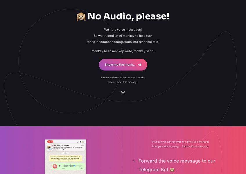 No Audio, Please!