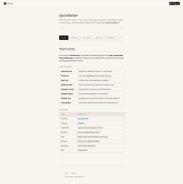 Dark-themed webpage design featuring a geometric maze pattern and a content card with a title and a prompt to select a playlist.