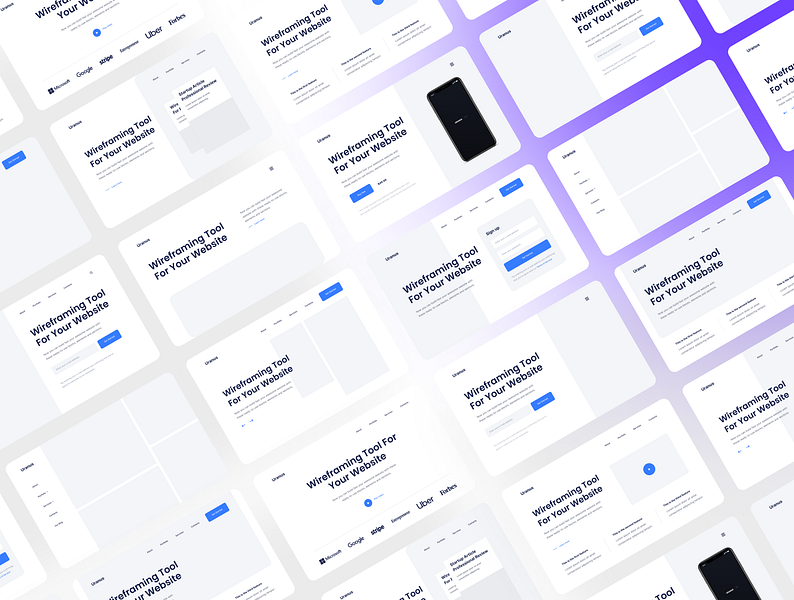 Uranus v1.3 - Wireframe Kit