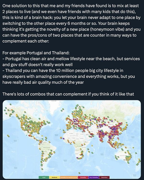 A promotional banner image showcasing the Nomad Two Places Complementary lifestyle with the word "NOMAD" prominently displayed.