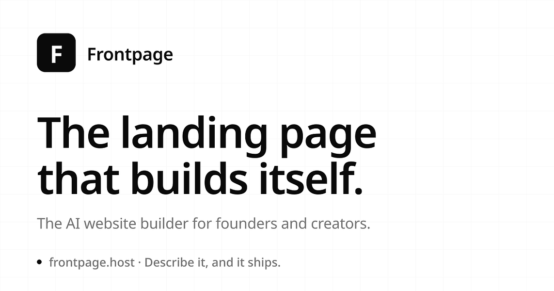 Frontpage