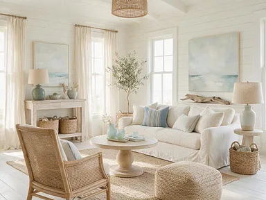 A room in the Coastal style