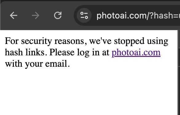 Screenshot of a webpage titled 'Legacy Users Database' showing user data and a dialog box with a message for hash legacy users to log in.
